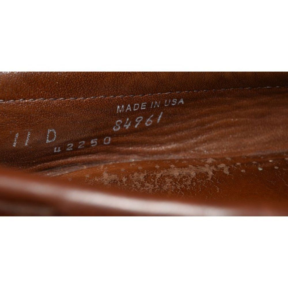 Allen Edmonds Nashua Men's Tassel Loafers Size 11 Black Brown Dress Shoes - Picture 10 of 10